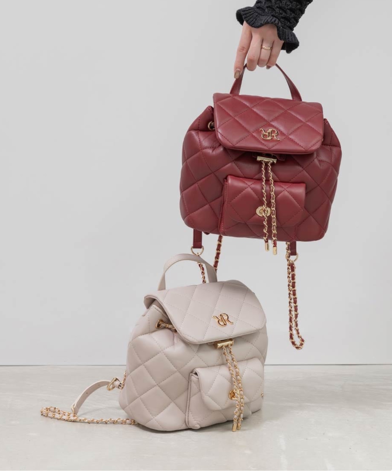 ランダ RANDA【新色／キルティングデザインリュックバッグ】–ショップ