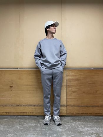 新品未使用　BRIEFING　3DLOGO WARM グレー　セットアップ ブリーフィング WARM 3D LOGOクルーネック–ショップニュース–札幌