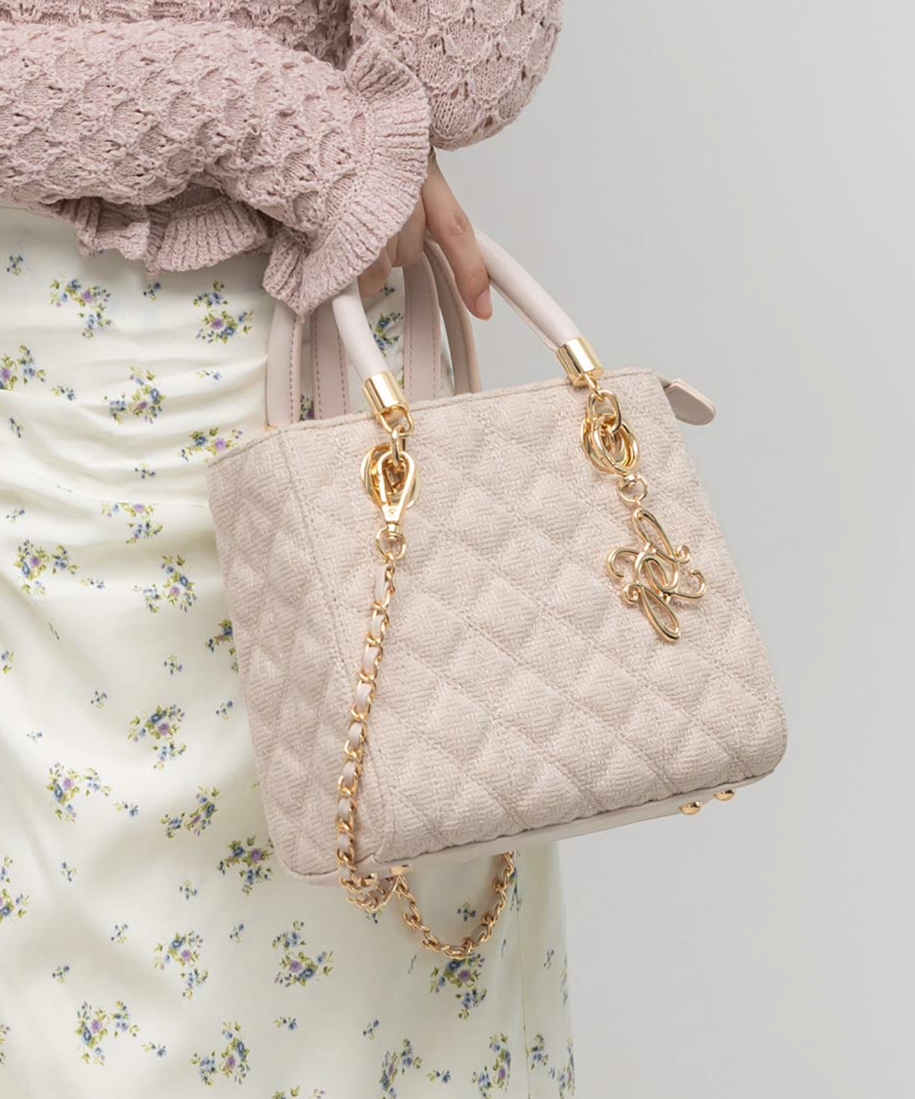 新品 randa ツイード FB33014 U新色/2WAYキルティングバッグ ランダ RANDA【新色/2WAYキルティングバッグ】–ショップニュース–札幌