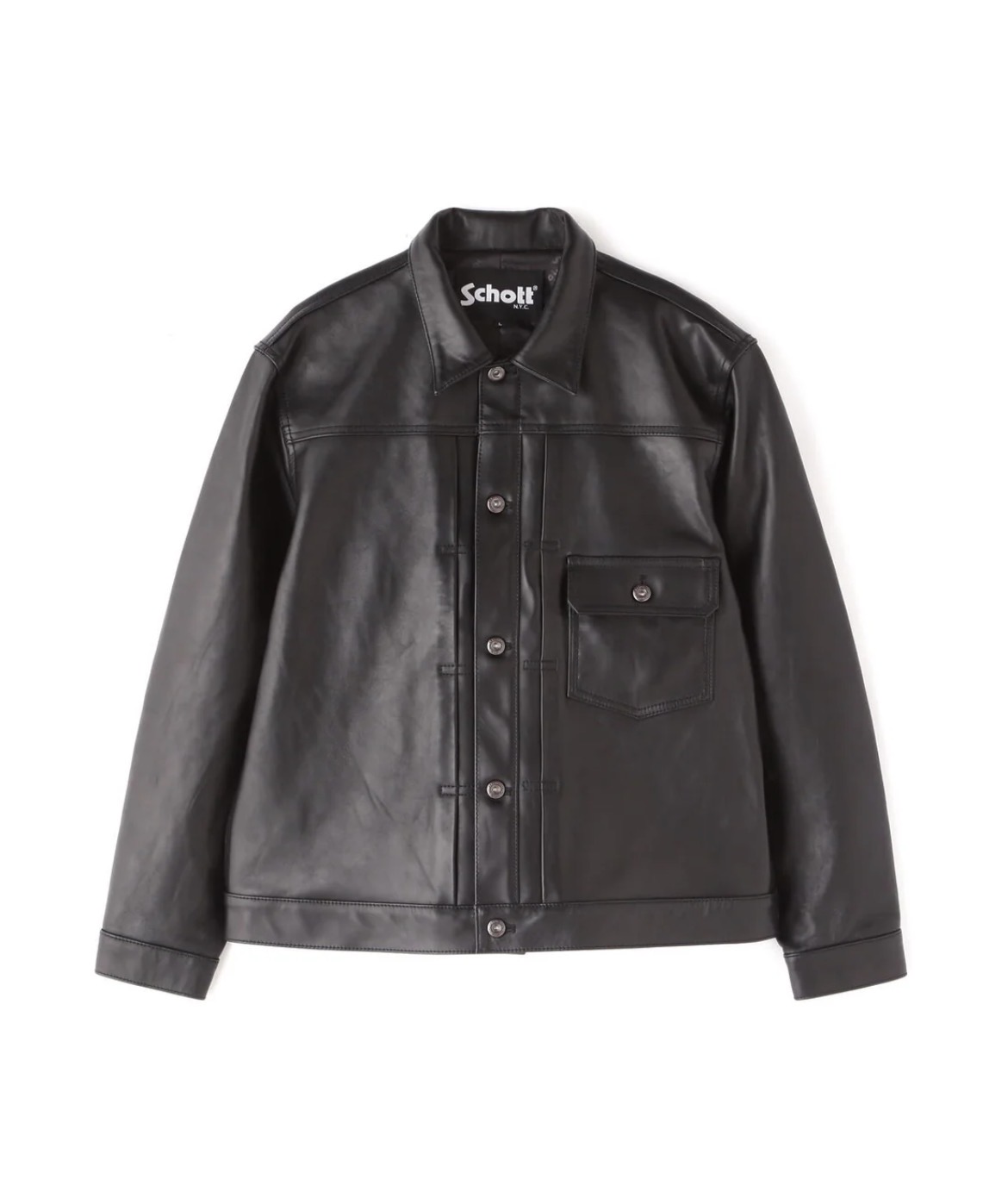 ビーバー Schott【SHEEP LEATHER 1st TRACKER JACKET】–ショップ