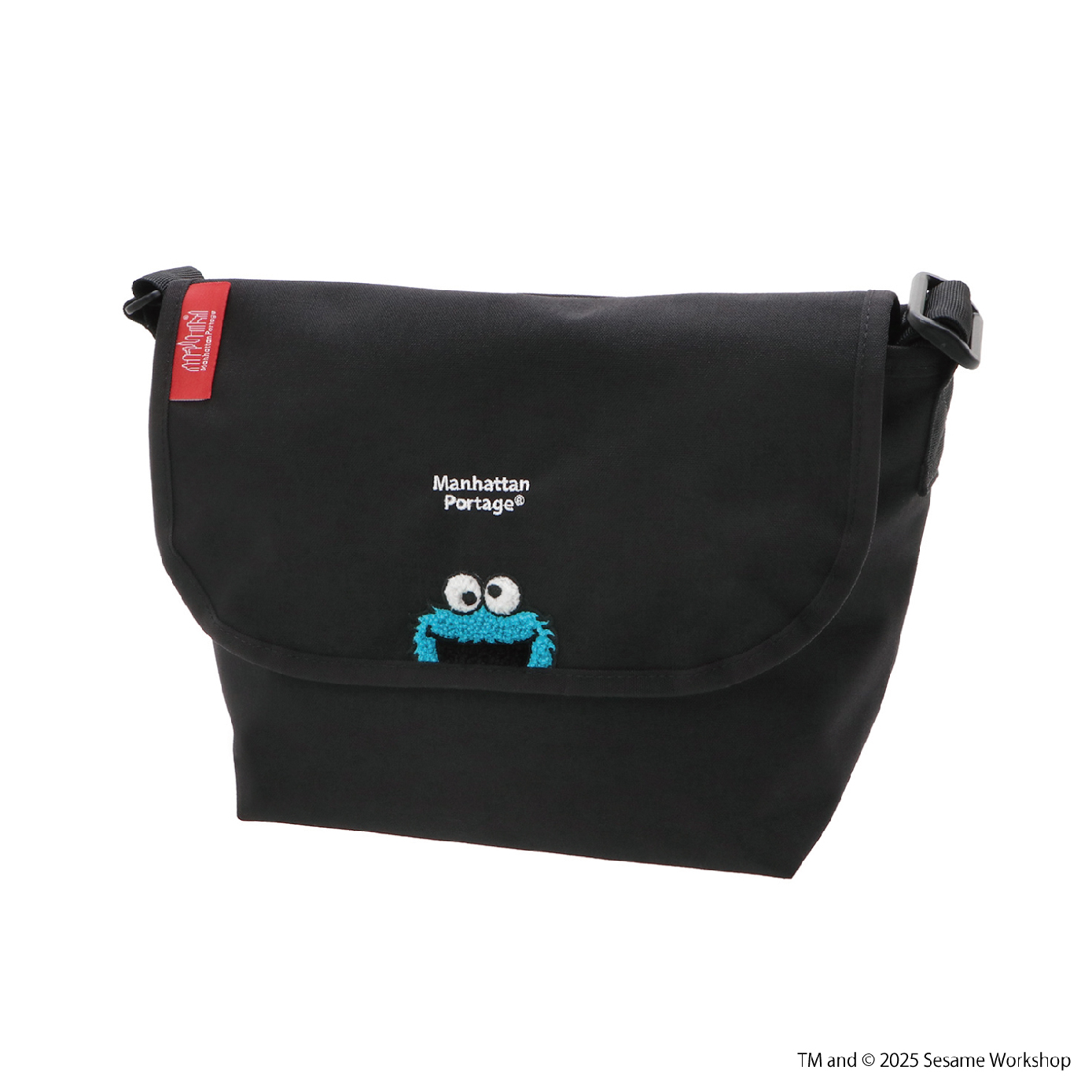 日本未発売 マンハッタンポーテージ リフレクター メッセンジャーバッグ 希少 黒 マンハッタンポーテージ ×SESAME STREET【MESSENGER BAG
