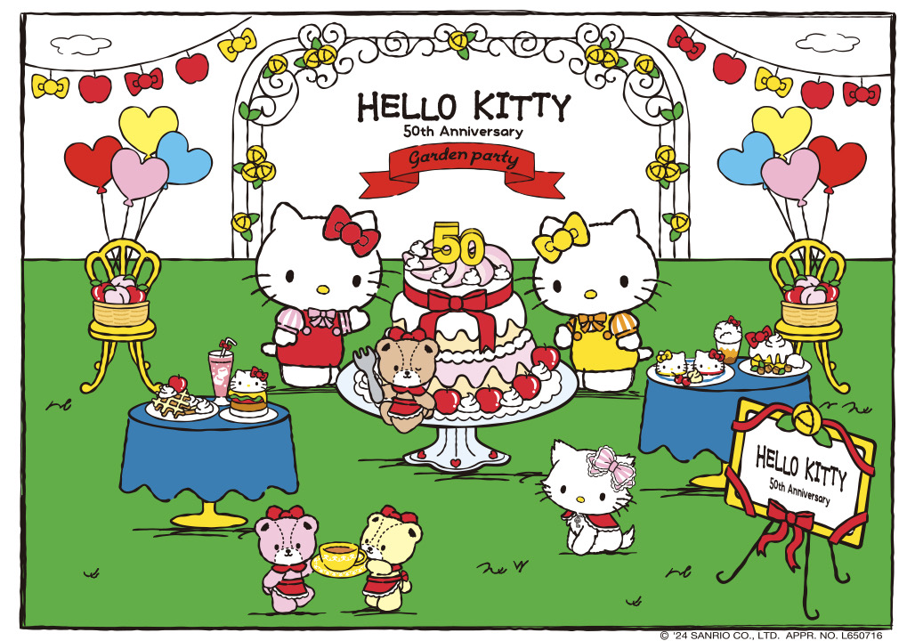 J.S. パンケーキ カフェ 「HELLO KITTY 50th Anniversary GARDEN PARTY 