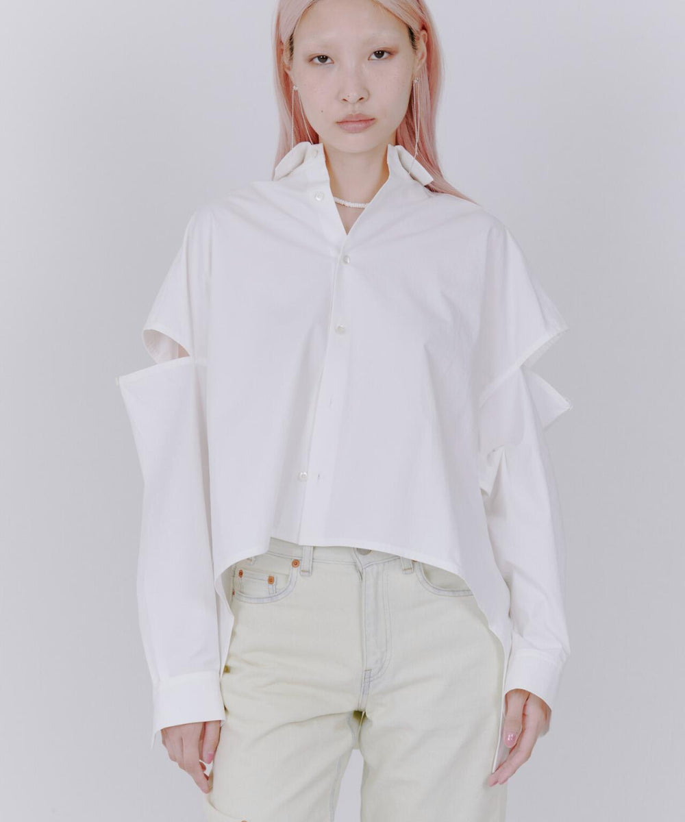 邦楽 ra ビーセカンド ロイト UJOH/Slit sleeve シャツ-B'2nd別注