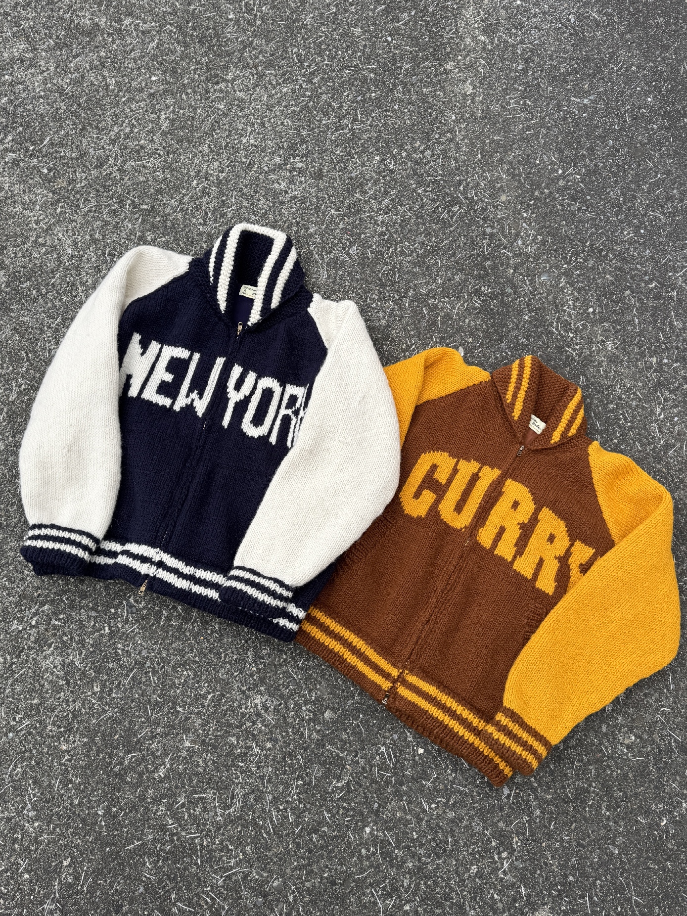 ビーバー Macmahon Knitting Mills【Knit Sutajan - NEW YORK／CURRY