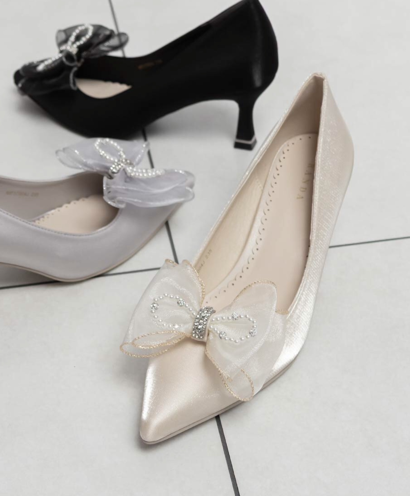 ランダ RANDA【2WAY シアーリボンパンプス】–ショップニュース–札幌