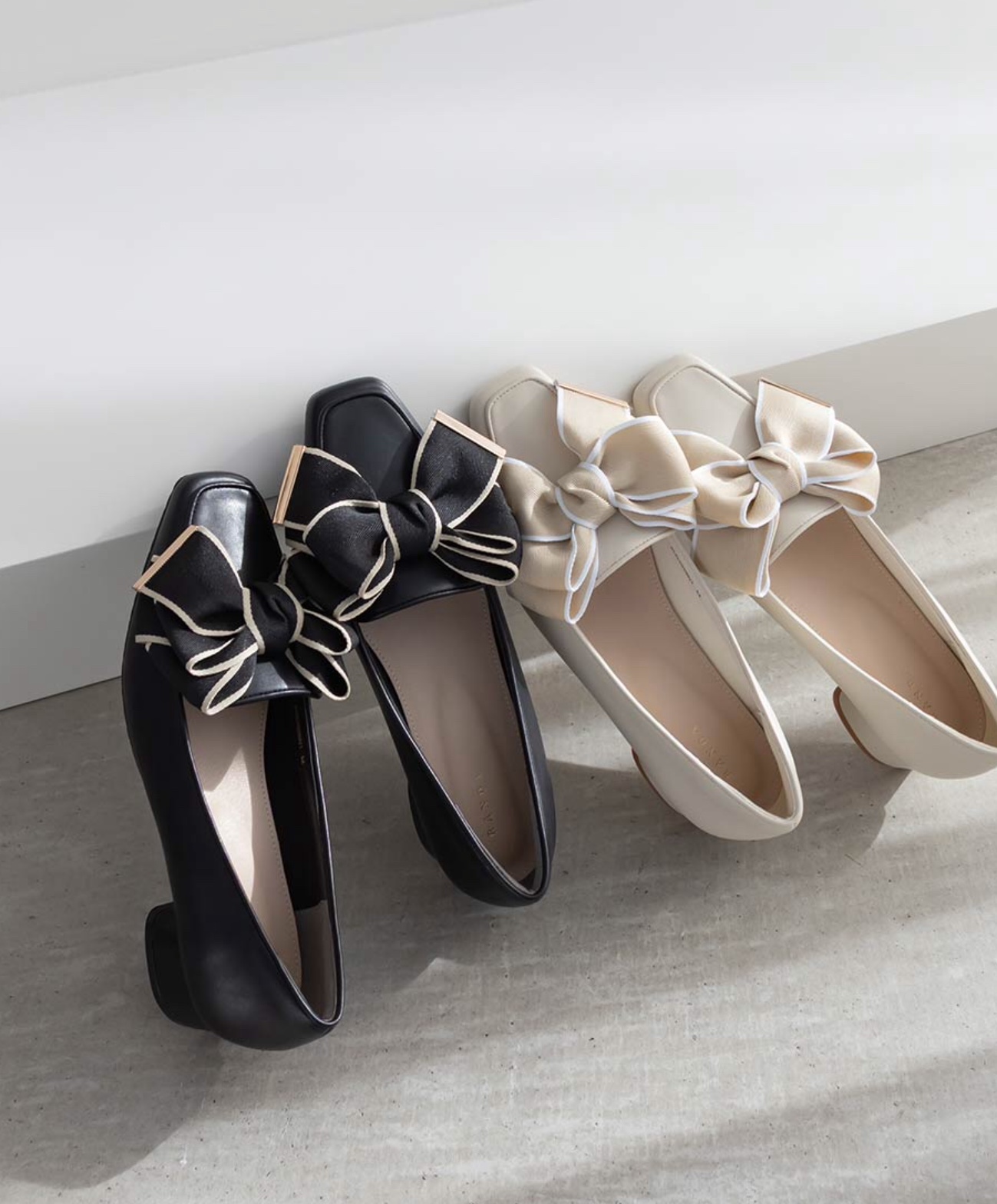 ランダ RANDA【ビッグリボンデザインローファー】–ショップニュース