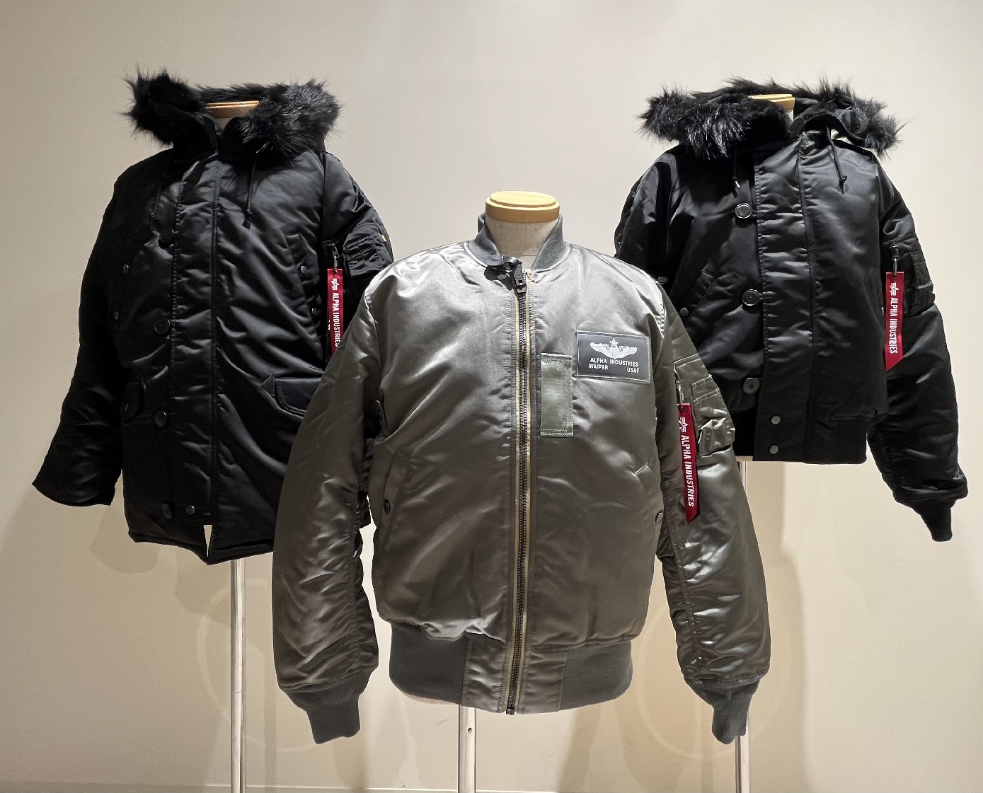 アルファ インダストリーズ【LIMITED SHOP】 別注WAIPERシリーズ入荷し