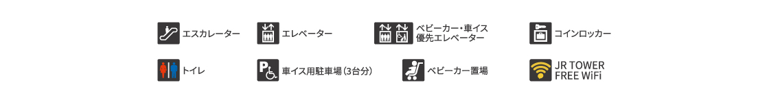 札幌ステラプレイスイースト6Fフロアマップ説明